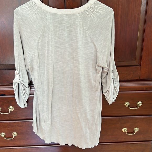 Women’s button down jersey blouse 100% cotton - Picture 5 of 6